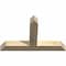 Ekena Millwork Portland Rough Sawn Timber Gable Bracket, Douglas Fir, 36"W x 23"H x 4"D x 4"F, 15/12 Pitch GBW036X23X0404POR00RDF - alternate 4